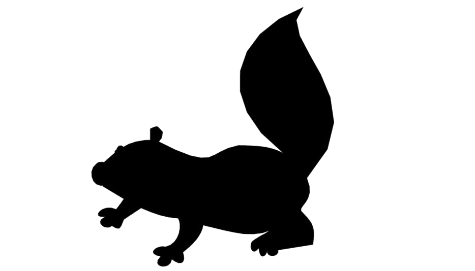 Skunk PNG Isolated Transparent