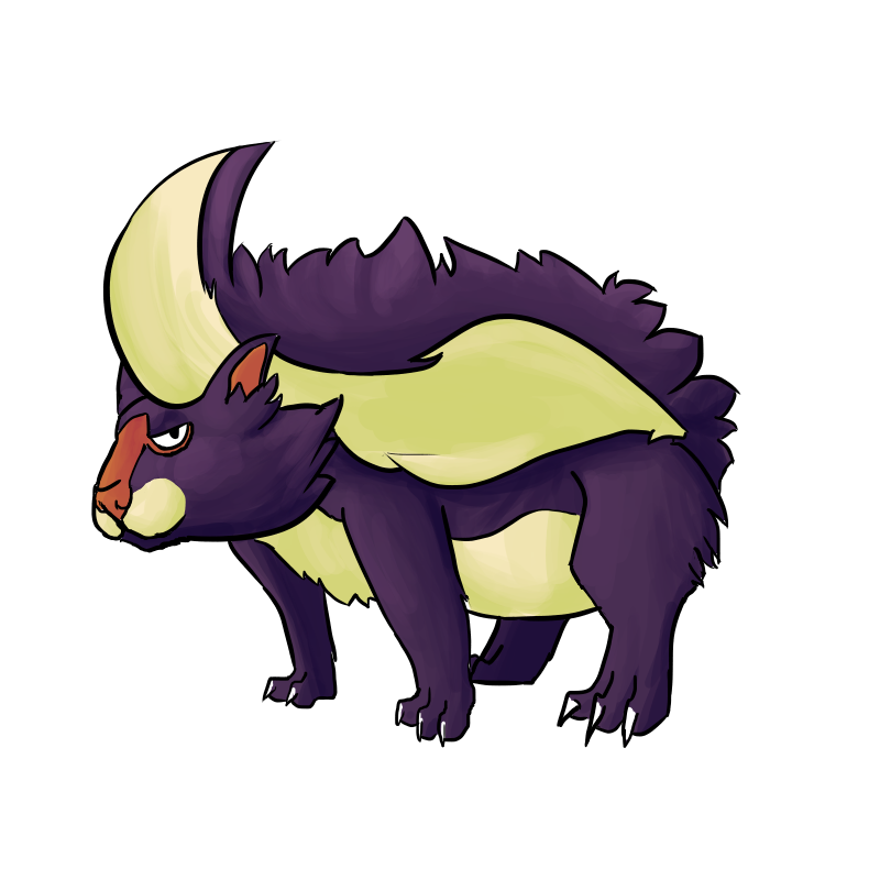 Skuntank Pokemon PNG Image