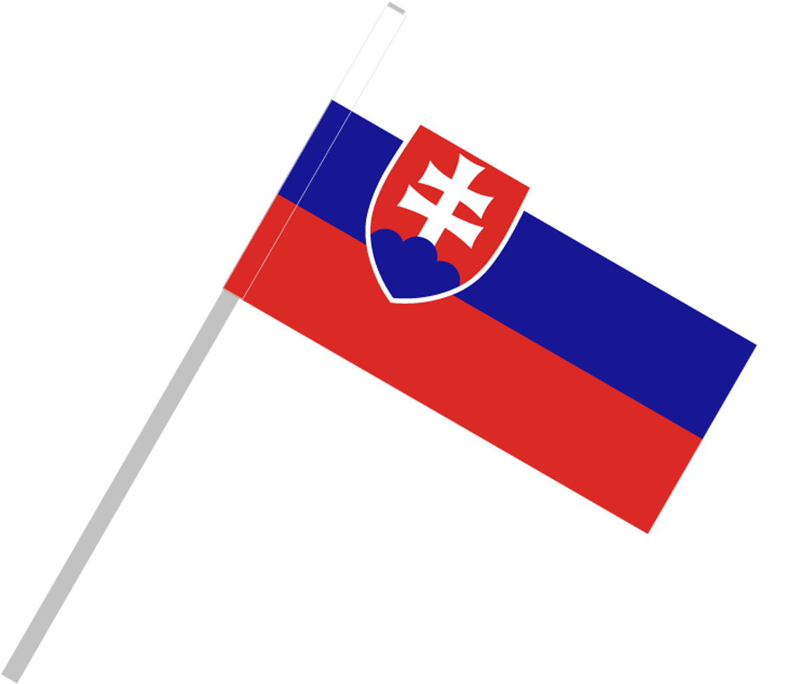 Slovakia Flag PNG Isolated Photo