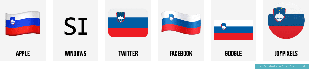 Slovenia Flag PNG Photos