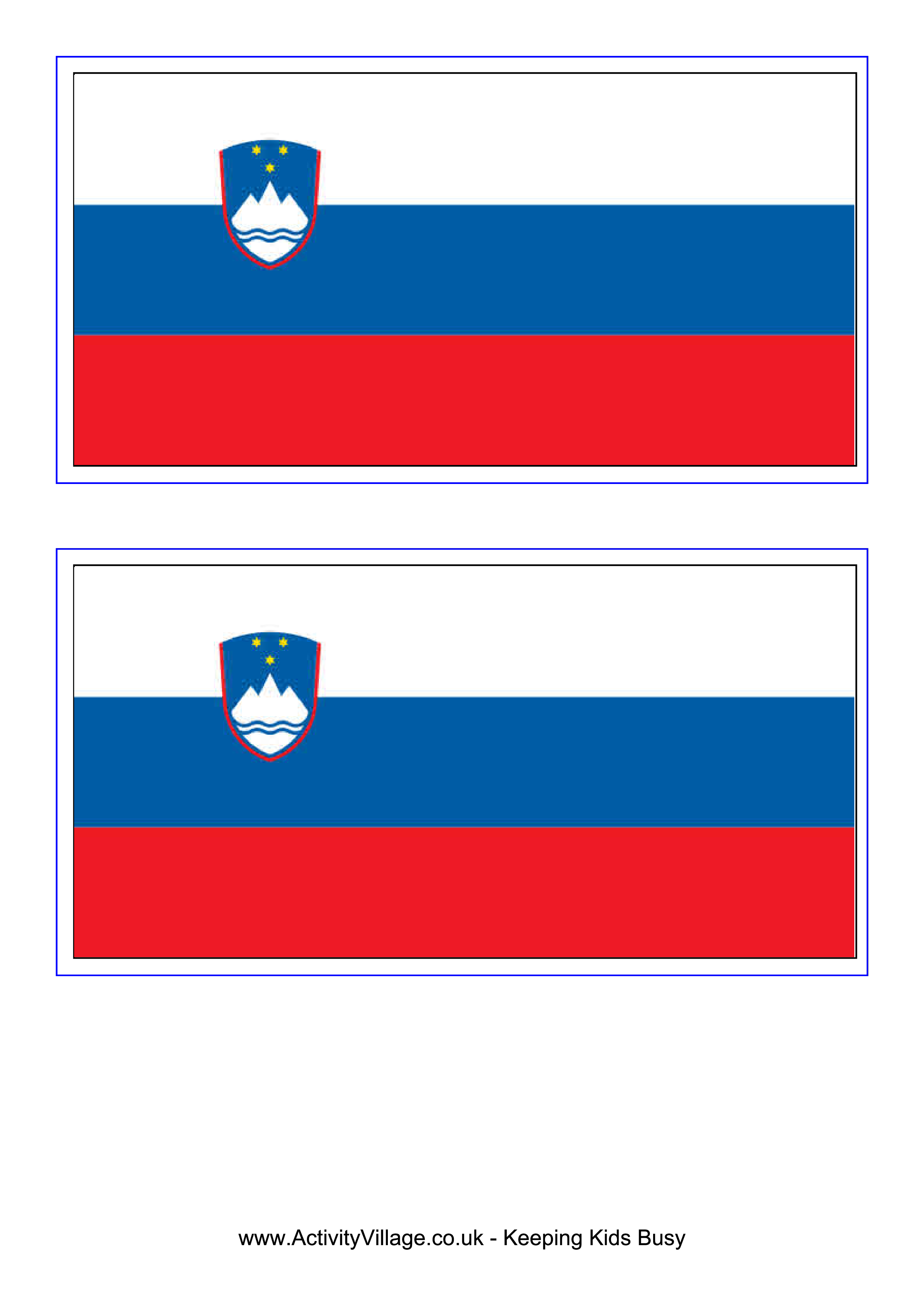 Slovenia Flag PNG Picture