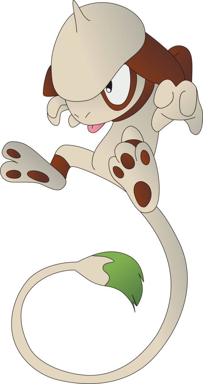 Smeargle Pokemon PNG Isolated Clipart