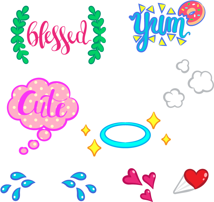 Snapchat Stickers PNG Free Download