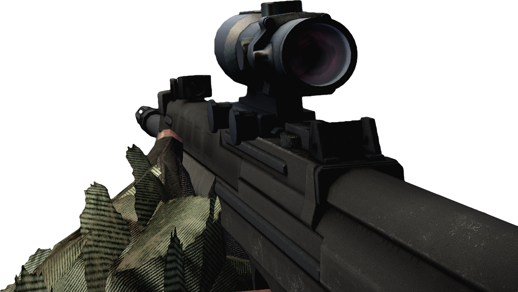 Sniper Rifle Transparent Isolated Background