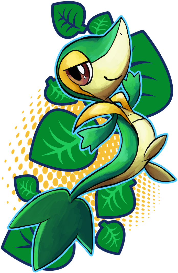 Snivy Pokemon PNG Isolated Transparent