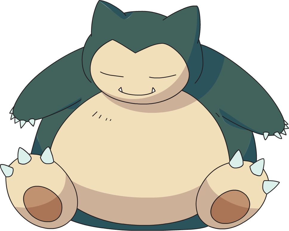 Snorlax Pokemon PNG Isolated Picture