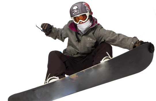 Snowboarding PNG Isolated Image