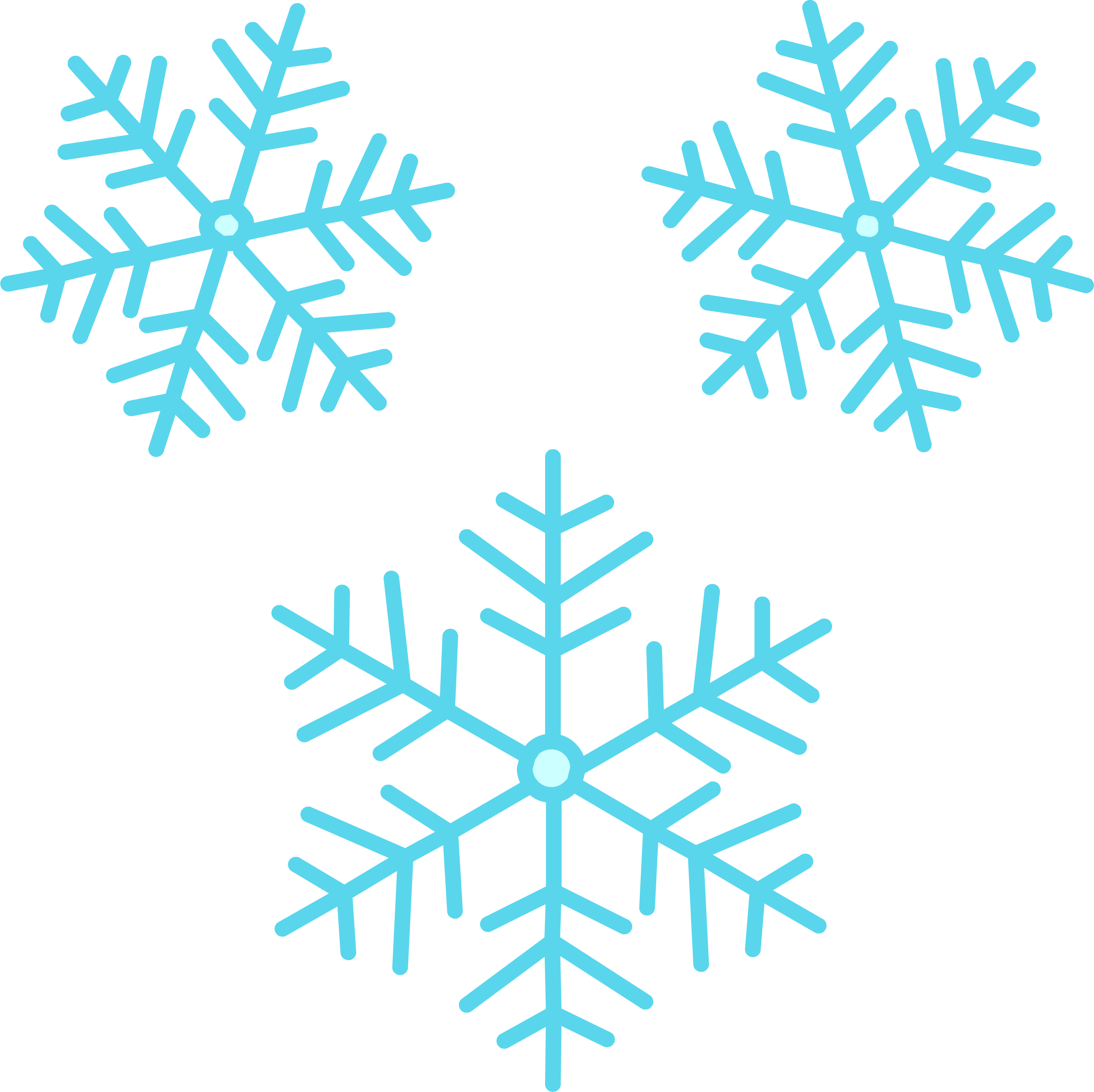 Snowflake PNG Isolated HD