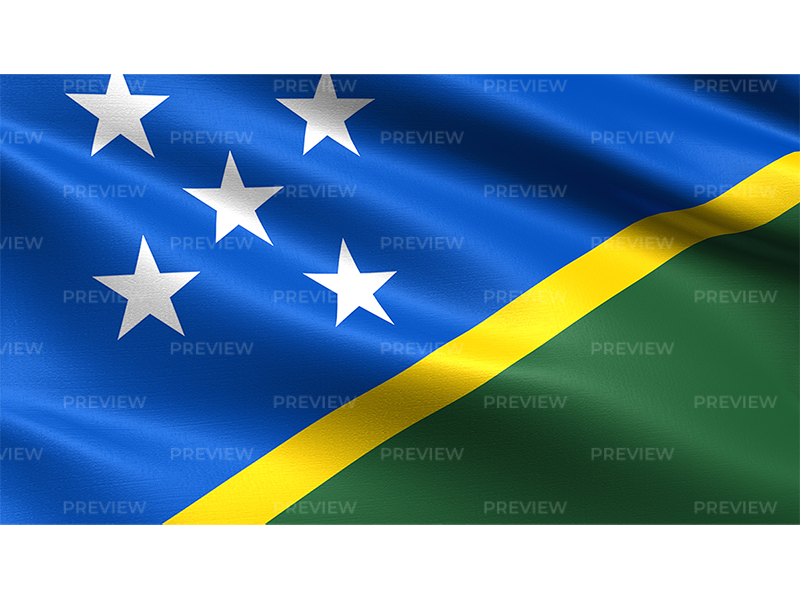 Solomon Islands Flag PNG HD Isolated