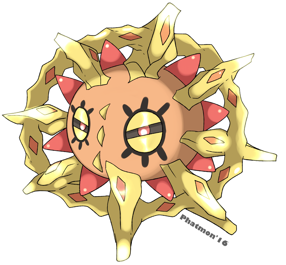 Solrock Pokemon PNG Isolated File