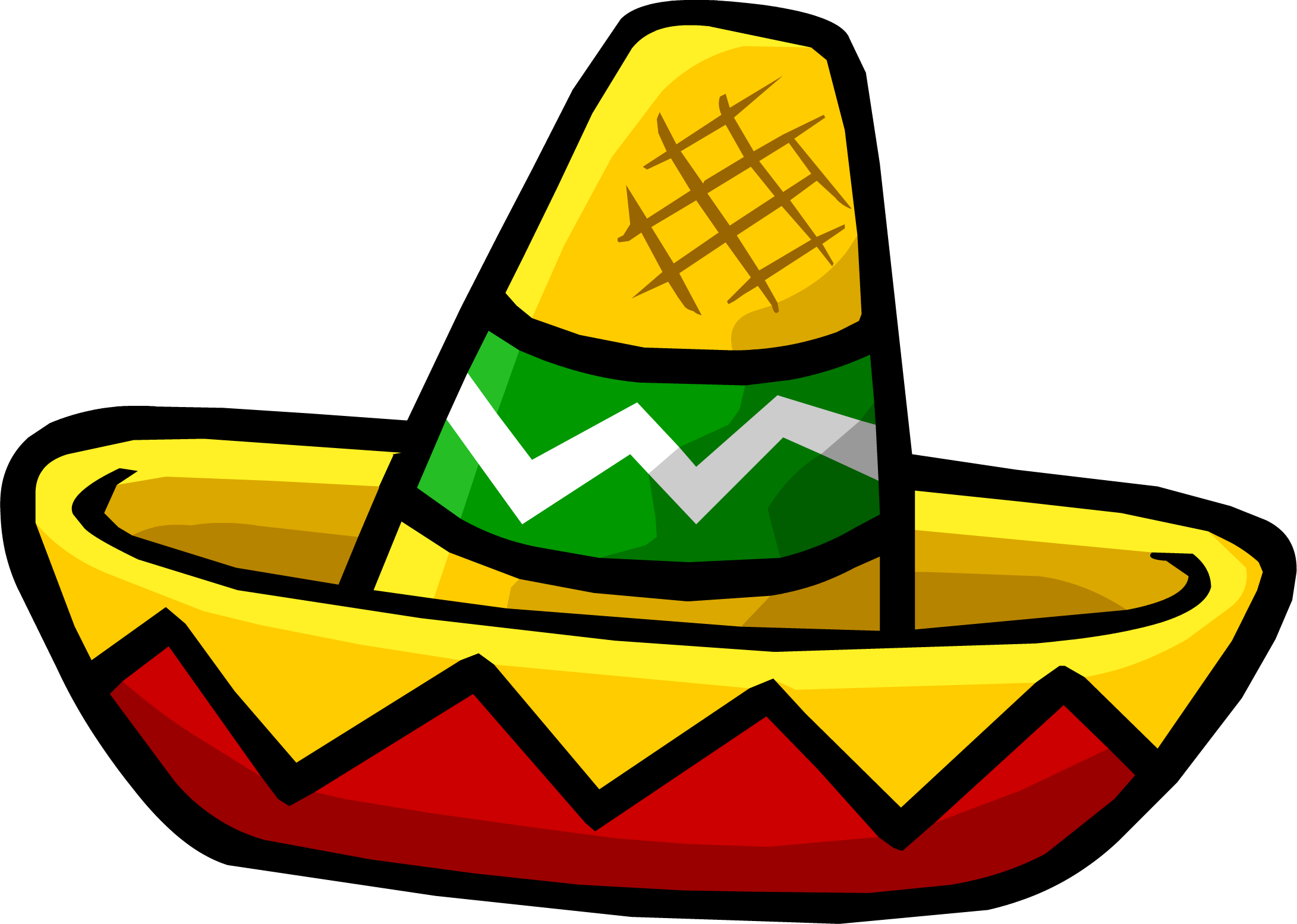 Sombrero Hat PNG Isolated Photo