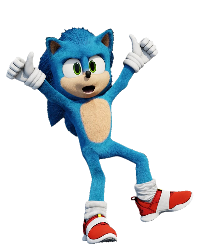 Sonic The Hedgehog Movie 2020 PNG File