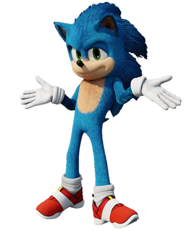 Sonic The Hedgehog Movie 2020 PNG Image