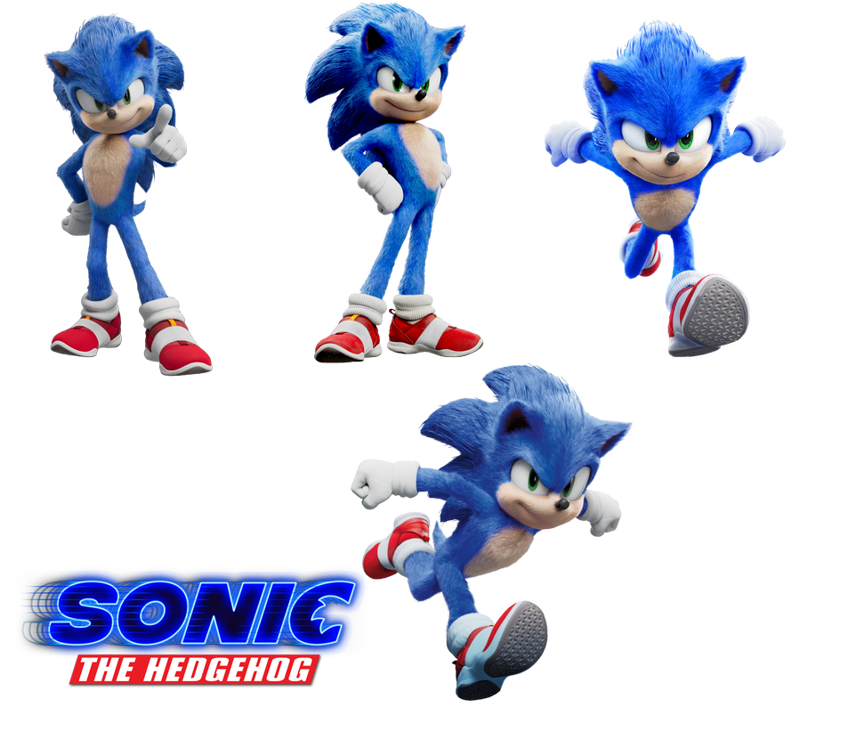 Sonic The Hedgehog Movie 2020 PNG Photos