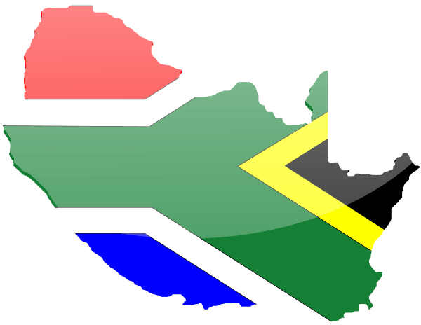 South Africa Flag PNG Isolated File
