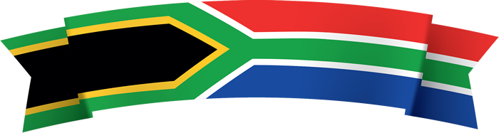 South Africa Flag PNG Isolated Image