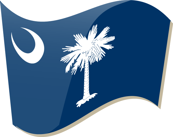 South Carolina State Flag PNG HD