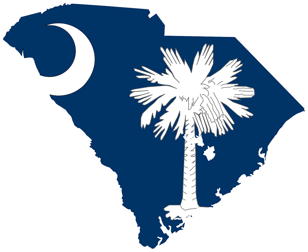South Carolina State Flag PNG Image