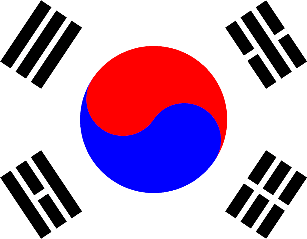 South Korea Flag PNG File