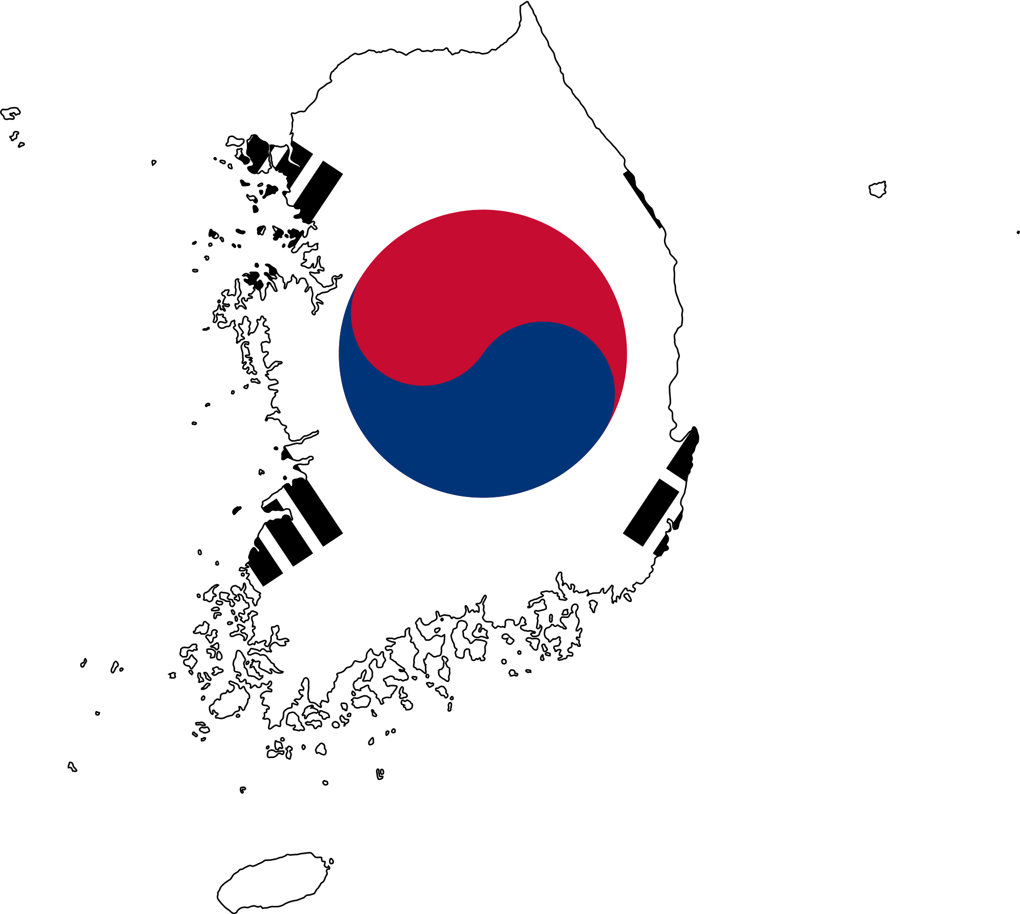 South Korea Flag PNG HD