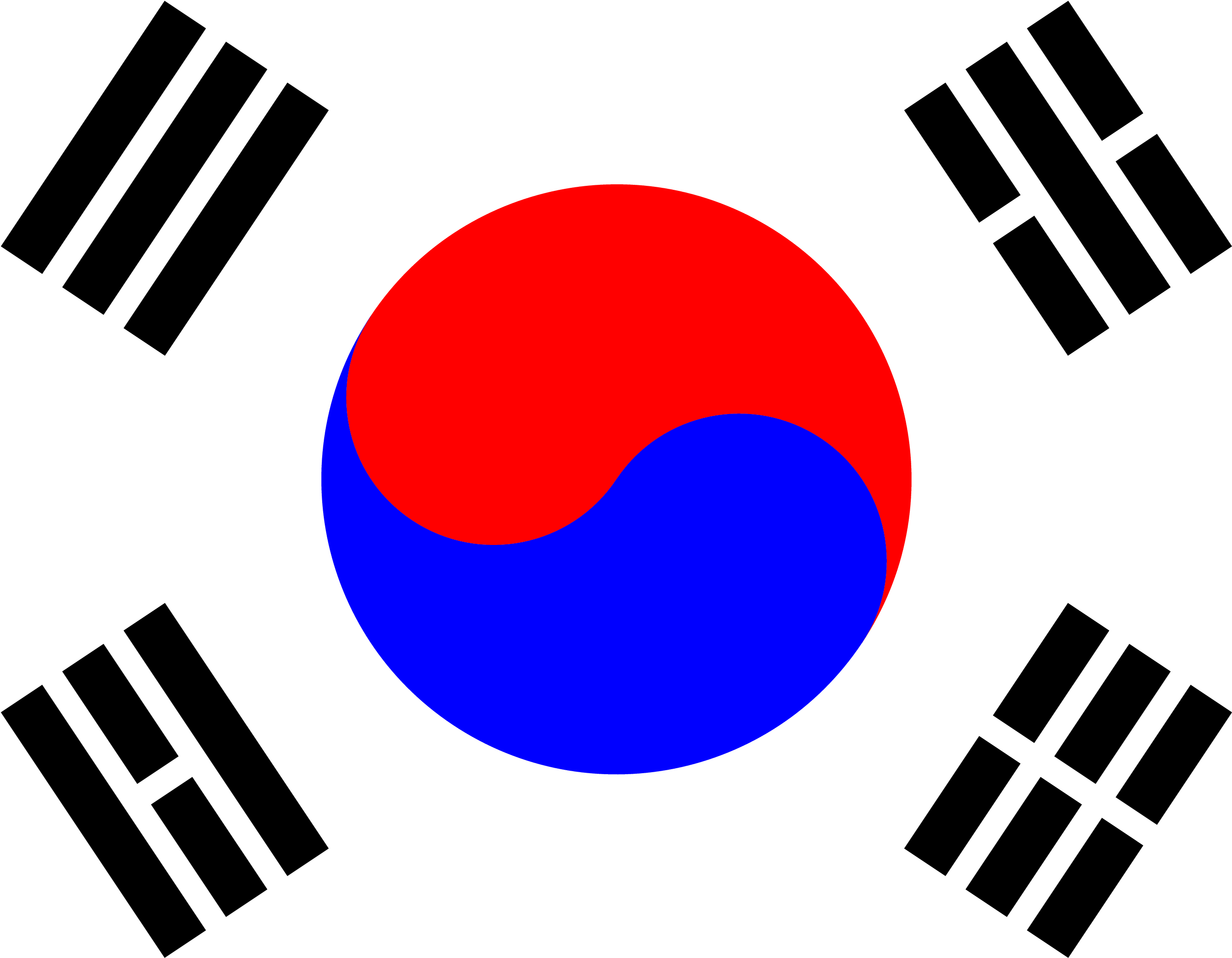 South Korea Flag PNG Image