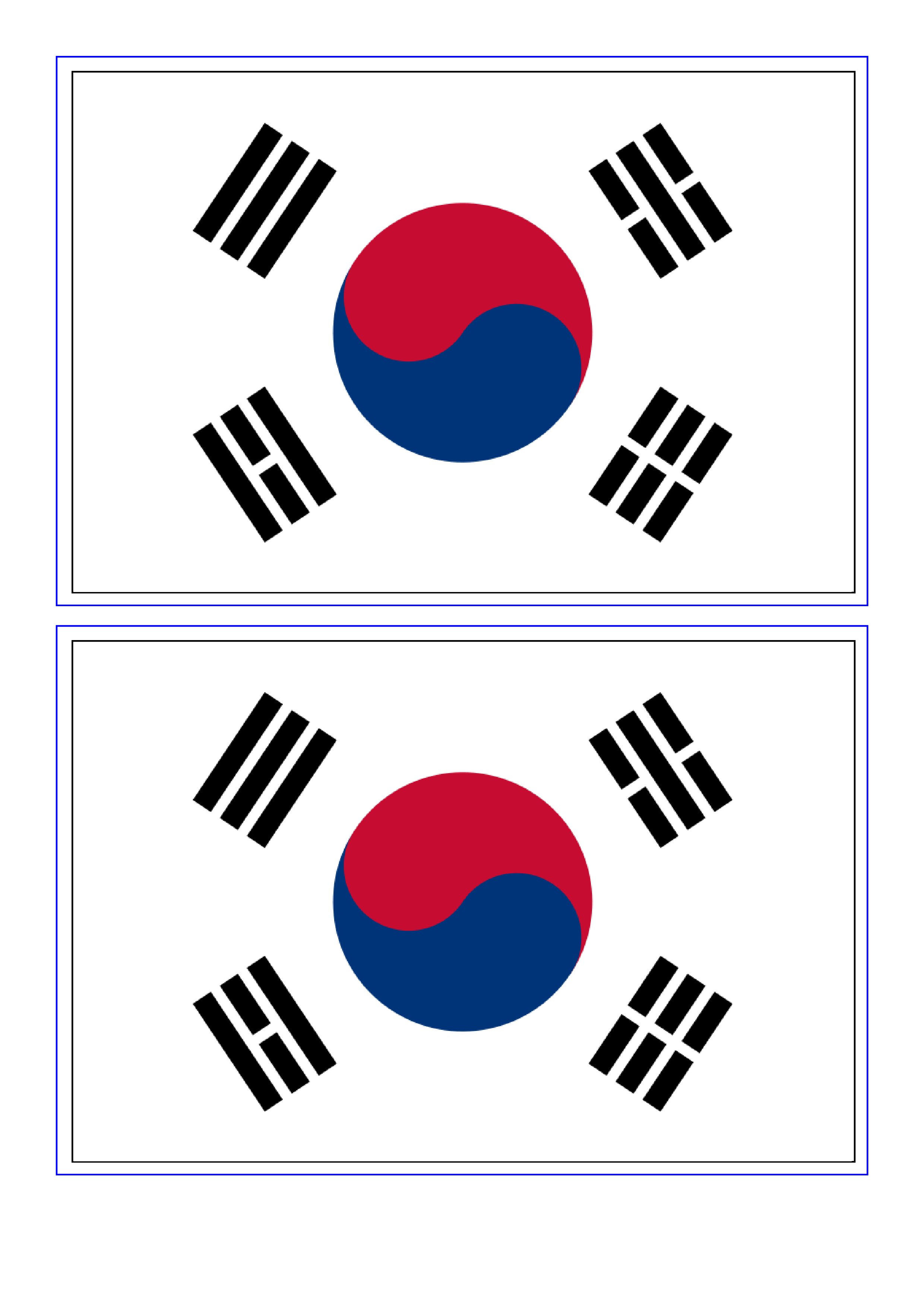 South Korea Flag PNG Isolated HD