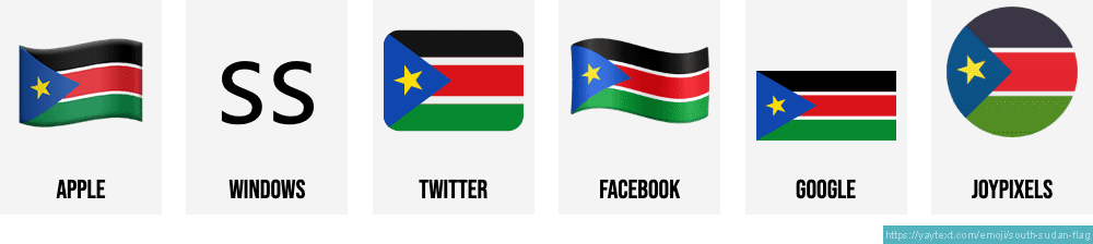 South Sudan Flag PNG HD Isolated