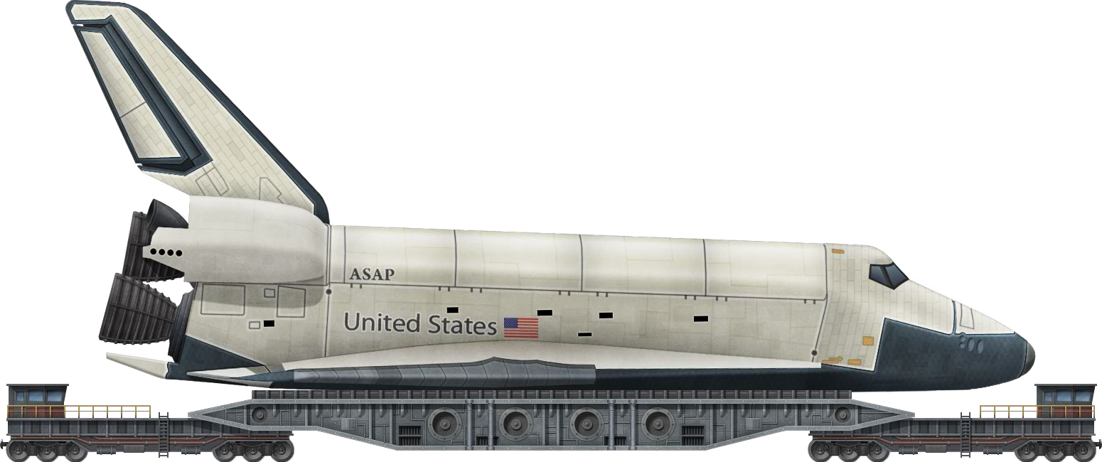 Space Shuttle PNG Isolated Pic
