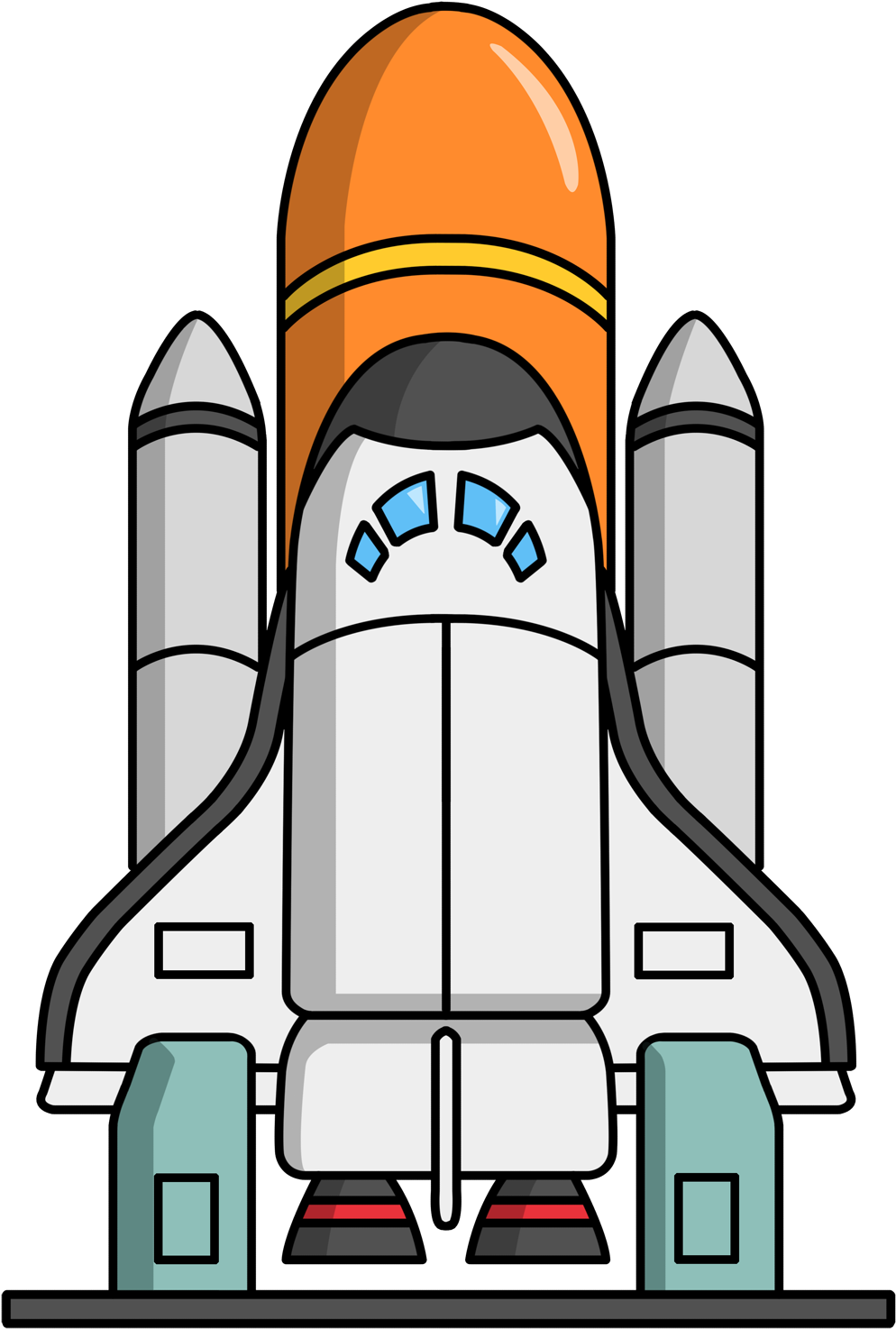 Space Shuttle PNG Photo