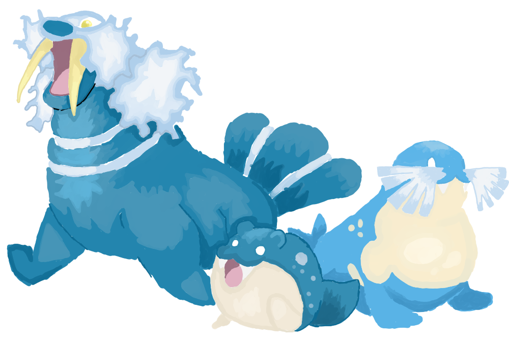 Spheal Pokemon PNG Isolated Pic