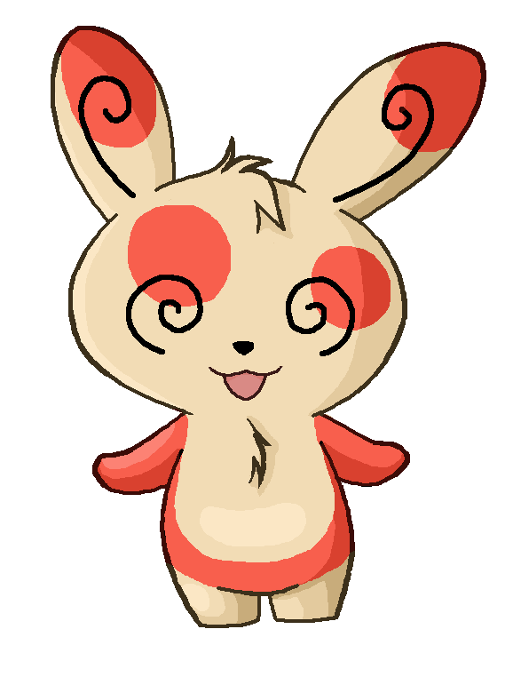 Spinda Pokemon PNG Isolated Clipart