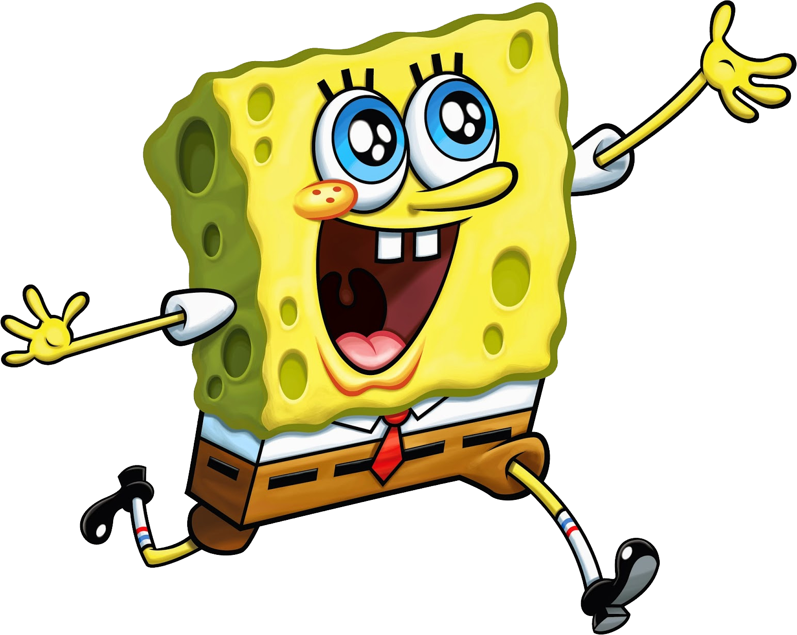 Spongebob Running PNG File