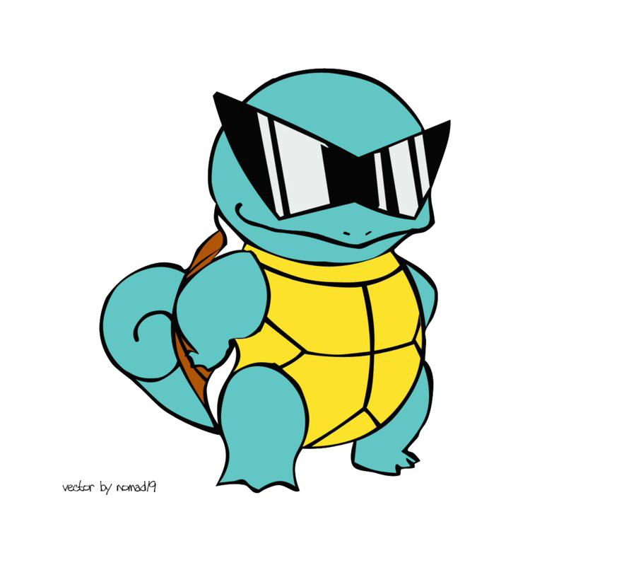 Squirtle Pokemon PNG Background Image