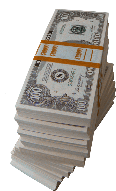 Stack Of Money PNG Isolated Image