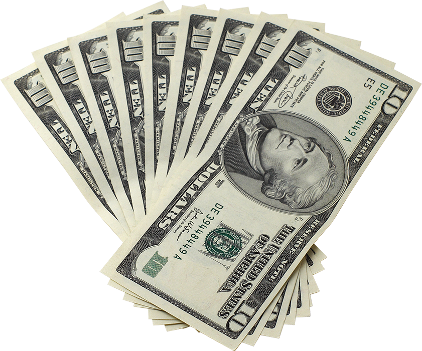 Stack Of Money PNG Isolated Photo