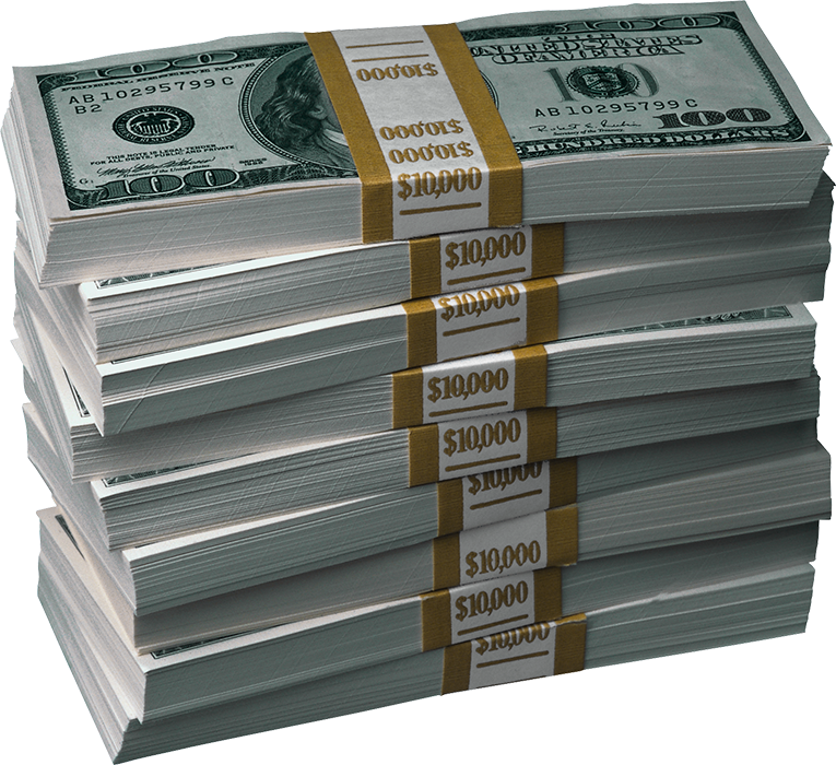 Stack Of Money PNG Isolated Pic