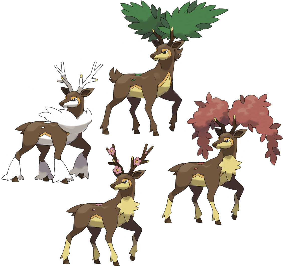 Stantler Pokemon PNG HD Isolated