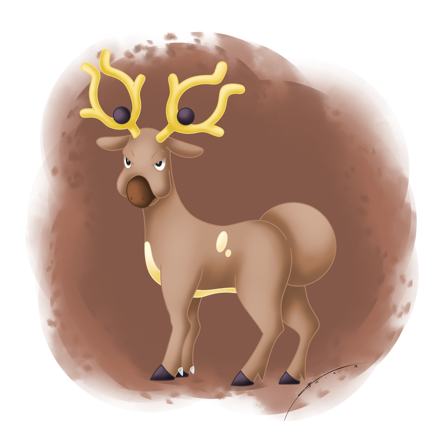 Stantler Pokemon PNG Isolated File