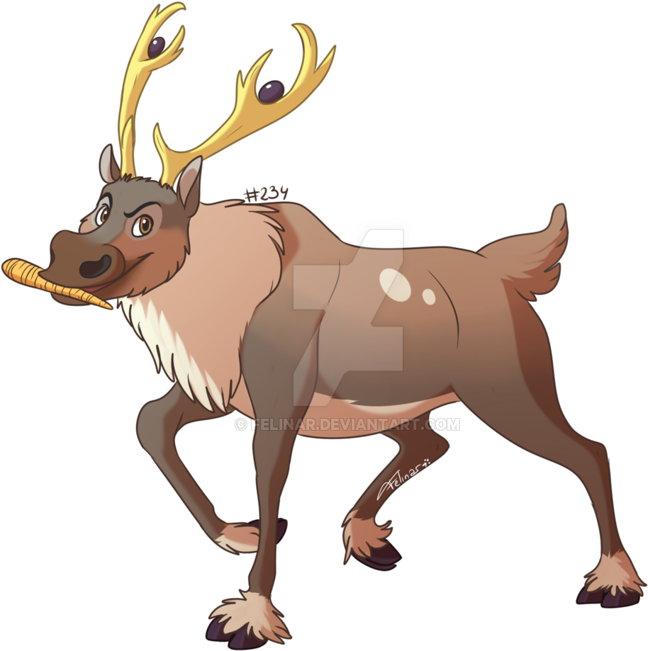 Stantler Pokemon PNG Isolated HD