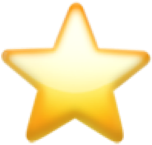 Star Emojis Download PNG Image