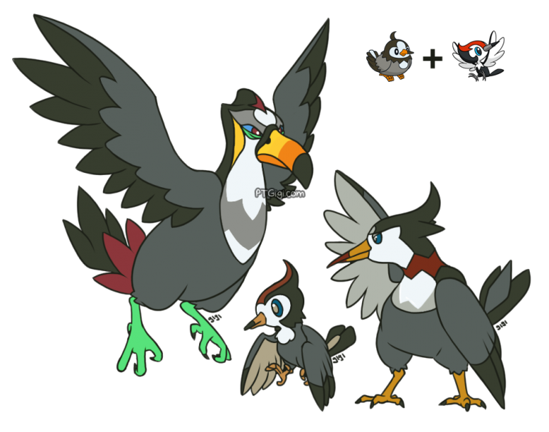 Staraptor Pokemon PNG Isolated Picture