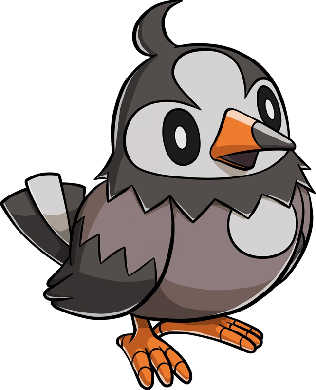 Starly Pokemon PNG Isolated Image