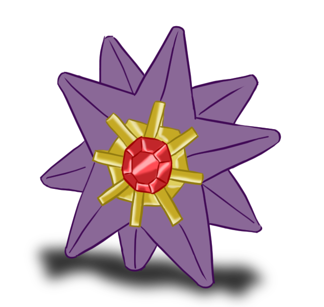 Starmie Pokemon PNG HD Isolated
