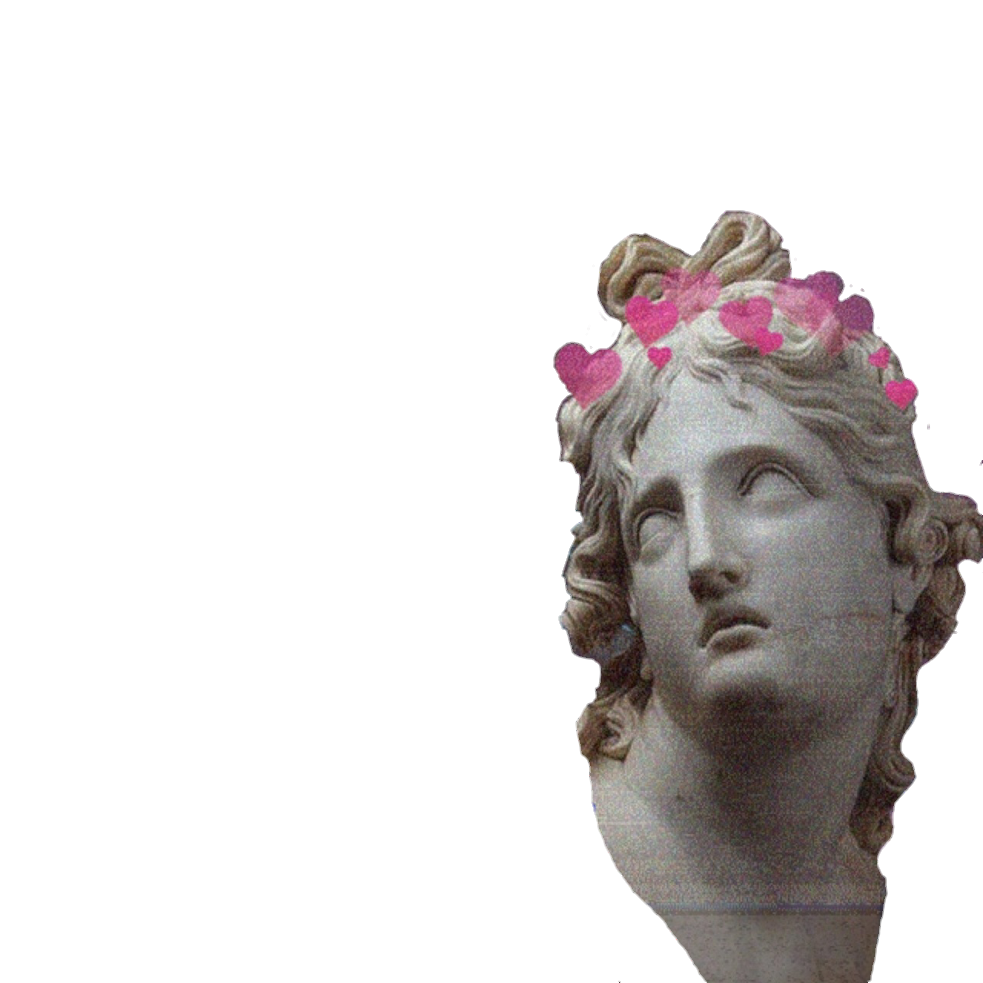 Statue Aesthetic Theme PNG Picture