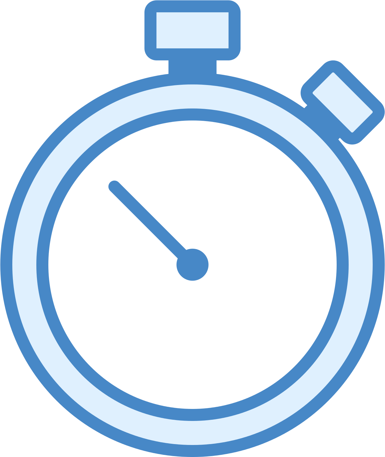 Stopwatch PNG Isolated Clipart