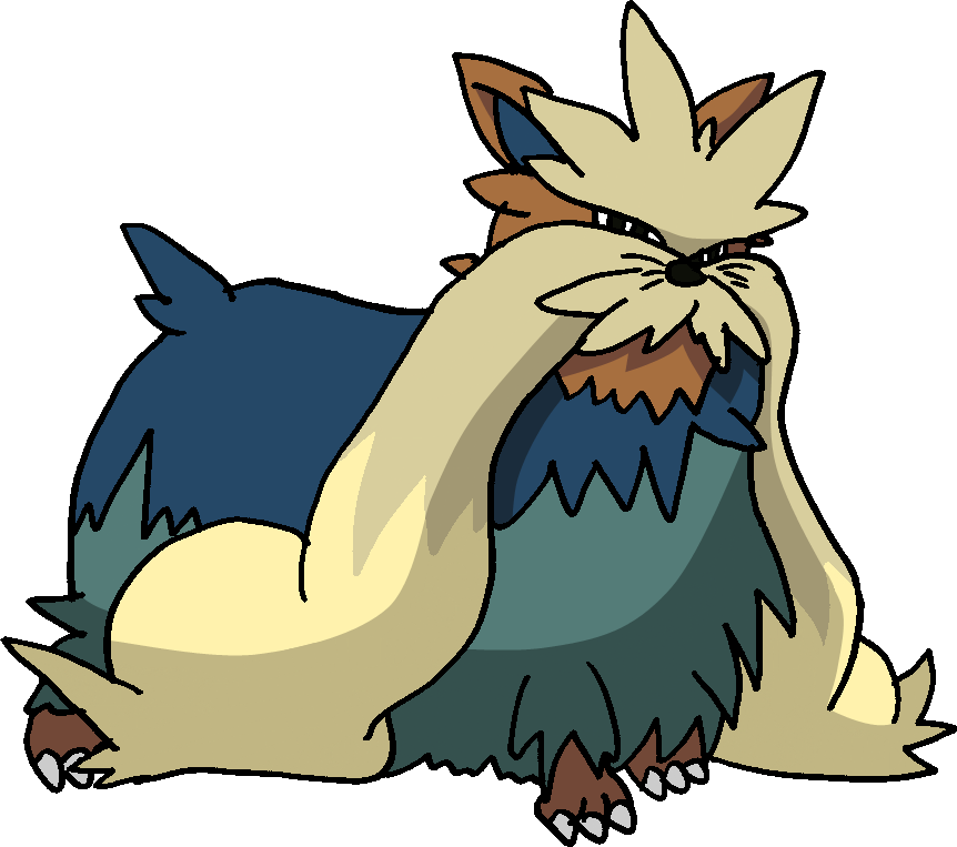Stoutland Pokemon PNG Isolated HD PNG Mart.