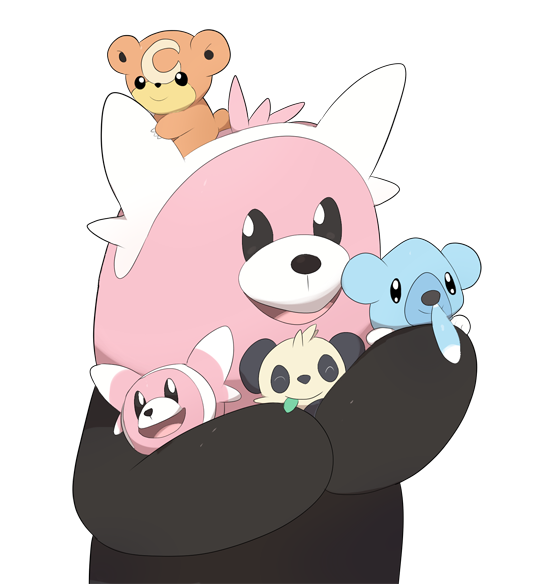 Stufful Pokemon PNG Isolated Clipart