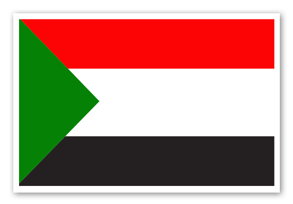Sudan Flag PNG HD Isolated