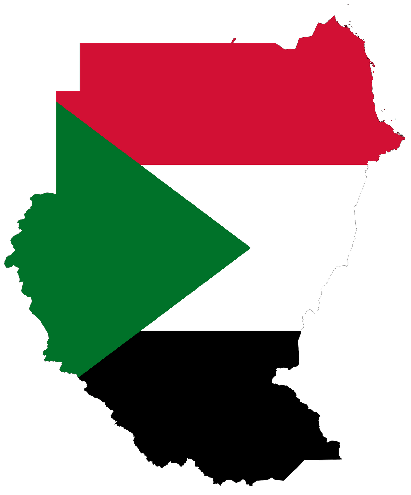 Sudan Flag PNG Isolated HD
