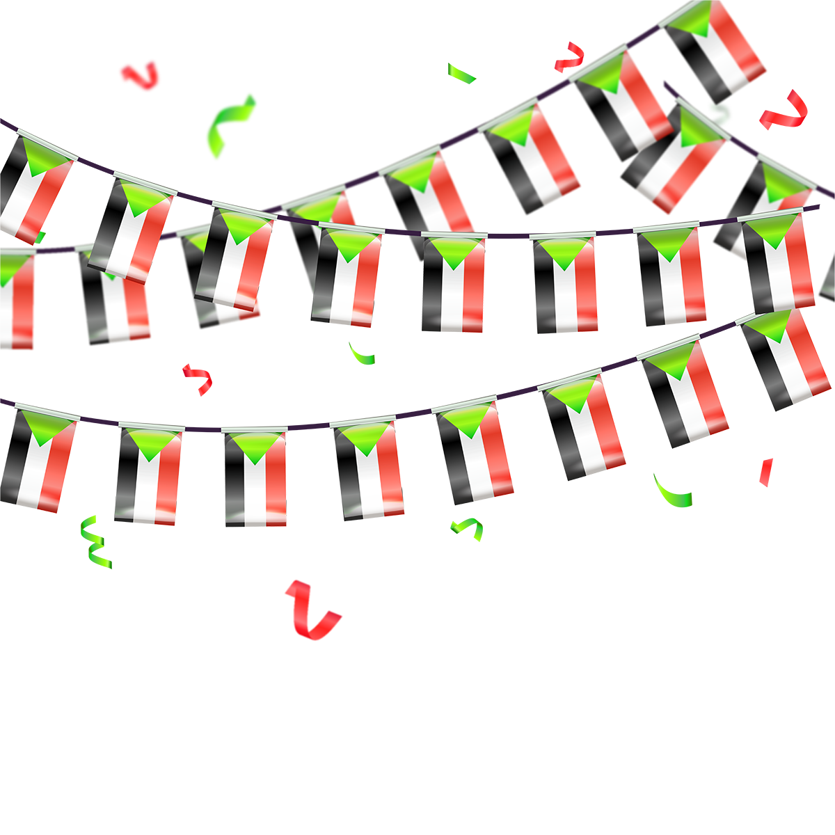 Sudan Flag PNG Picture